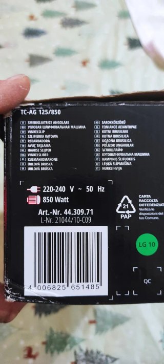 Smerigliatrice angolare Einhell nuovo