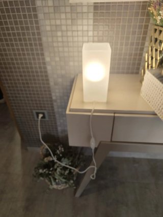 2* Lámpara IKEA Blanca Minimalista