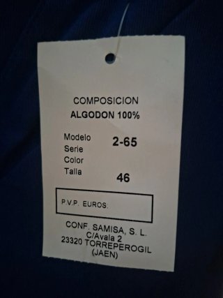 Pantalones de trabajo hombre azul