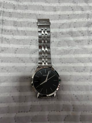 Reloj Fossil Negro y Plateado