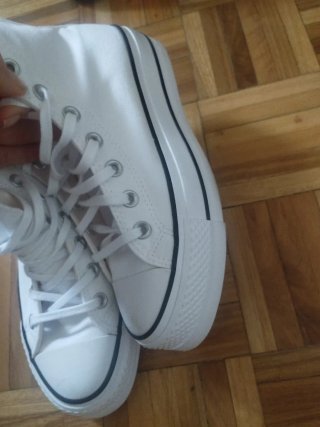 Converse blancas talla 36.5