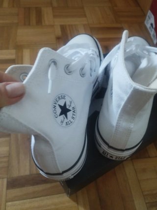 Converse blancas talla 36.5