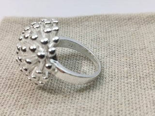 Anillo Plata Diseño Destellos