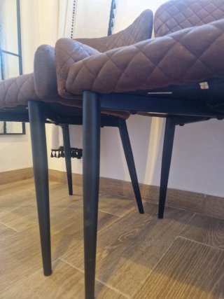 Juego de 4 sillas de comedor elegantes