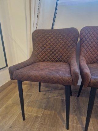 Juego de 4 sillas de comedor elegantes