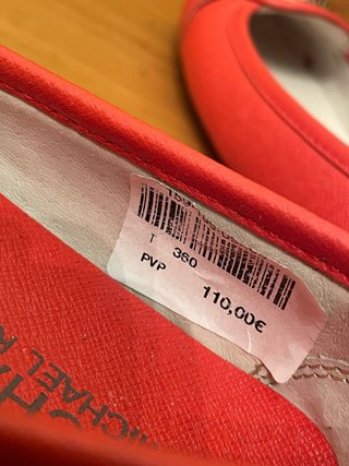 MICHAEL KORS - Mocasines bailari as naranja 36
