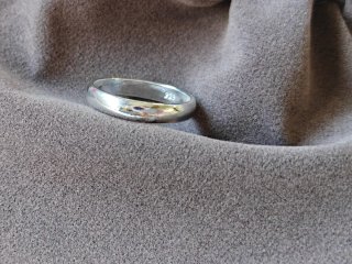 Anillo Plata Ley Unisex