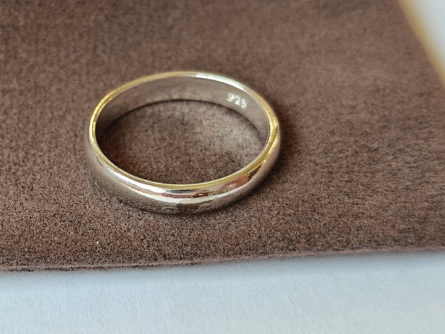 Anillo Plata Ley Unisex