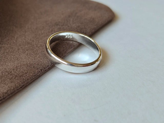 Anillo Plata Ley Unisex