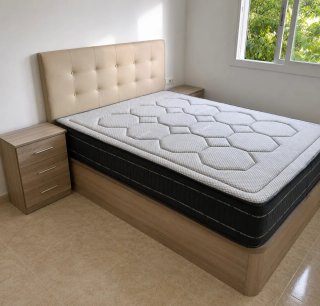 Cama canapé abatible madera