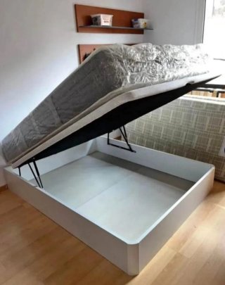 Cama canapé abatible madera