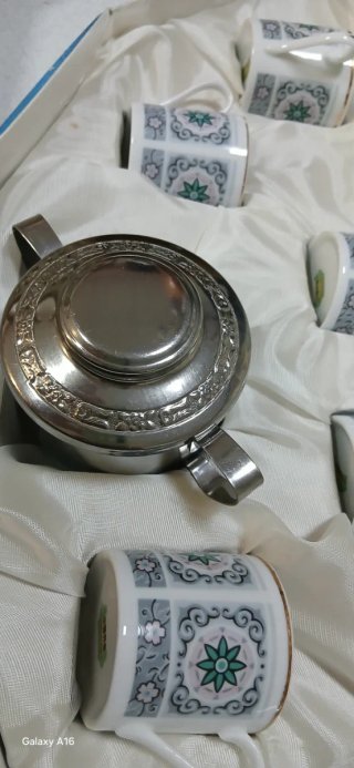 Set Caffè Vintage Anni '60 Porcellana
