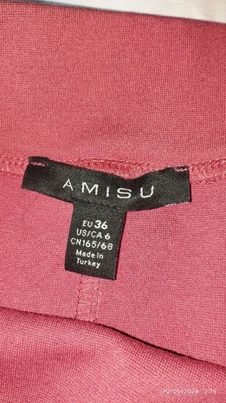 Falda tubo rosa Amisu Talla 36