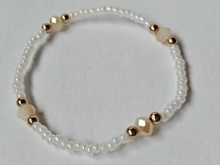 Conjunto 5 pulseras nude