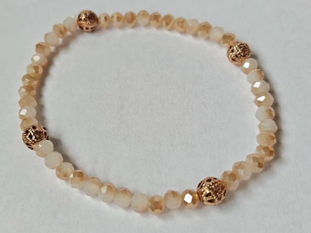 Conjunto 5 pulseras nude