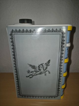Botella Don Quijote Cervantes Porcelana