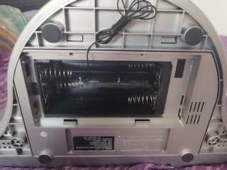 Minicadena CD Radio Cassette Plata