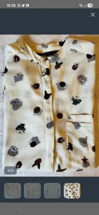 Blusa Zara Estampada Mujer