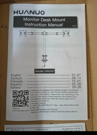 Supporto per doppio monitor per due schermi da 13
