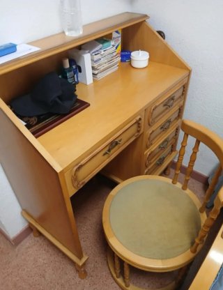 Dormitorio vintage madera 105