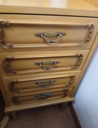 Dormitorio vintage madera 105