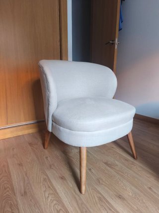 Poltrona Maison du Monde effetto lino