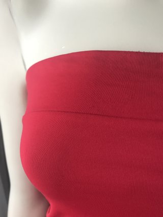 Top Palabra de Honor Rojo Vibrante