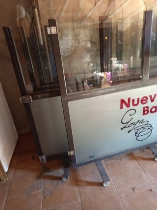 Cerramiento terraza bar cristal curvo vienen 8