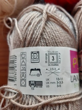 Lana Phildar Lambswool 5 ovillos