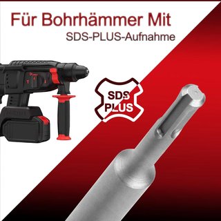SDS Plus - Extensión de vástago para brocas (330 mm de longitud, con rosca M22