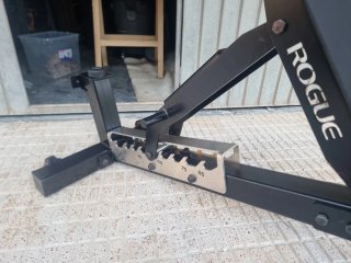 ROGUE Adjustable Bench 3.0 Stainless + 4 Mancuerna