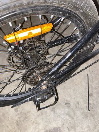 Bicicleta Montaña Negra y Azul