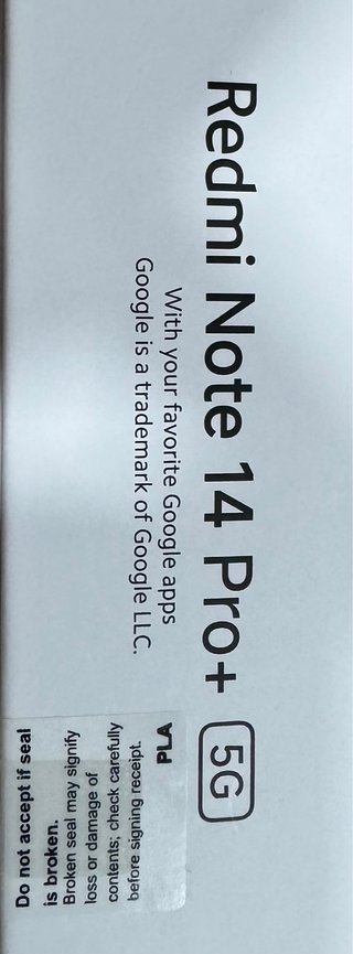 Redmi Note 14 Pro+ 5G a estrenar