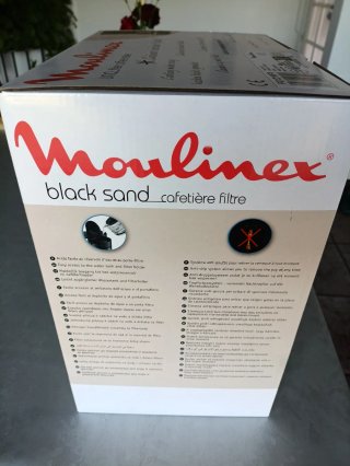 Cafetera Moulinex Black Sand 12 tazas