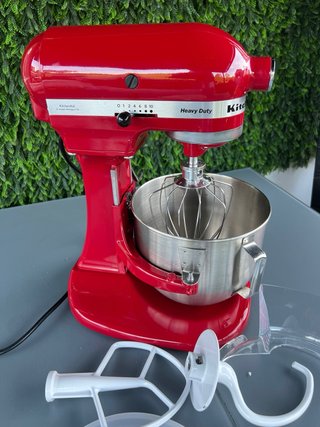 Batidora KitchenAid Roja Heavy Duty