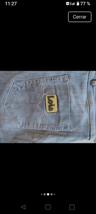 2 Vaqueros Lois Ajustados Talla 30