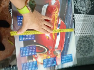 Protector escritorio tablas multiplicar Cars 3