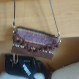 Lote 4 bolsos negro y multicolor