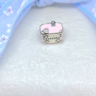 CHARM MALETA ROSA VIAJE