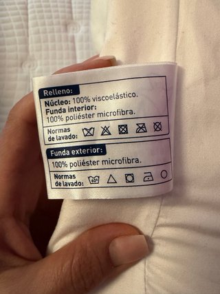 Almohada cómoda de tela