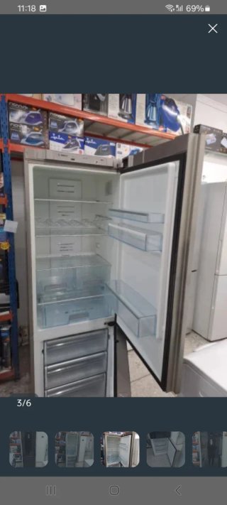 Nevera No Frost Combi Negra Bosch Con Garantía