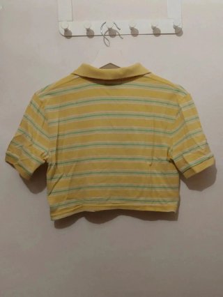Crop top Polo Ralph Lauren vintage Y2K amarillo