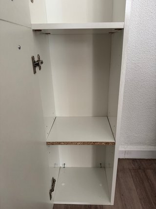 Mueble alto baño blanco brillo