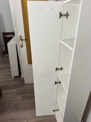 Mueble alto baño blanco brillo