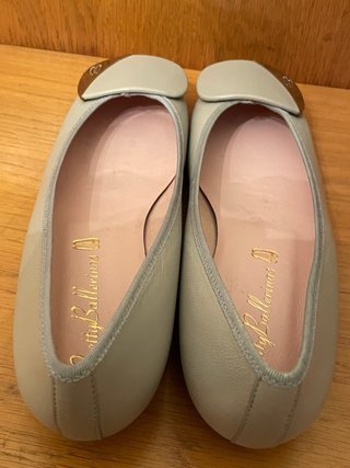 PRETTY BALLERINAS - Bailarinas gris hebilla 36