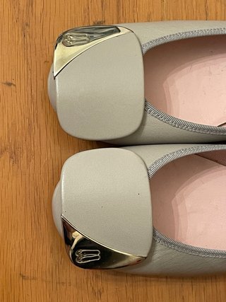 PRETTY BALLERINAS - Bailarinas gris hebilla 36