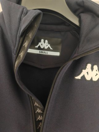 Felpa Kappa Zip Blu