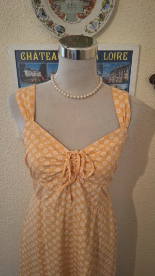 Vestido Ambercombie & Fitch floral amarillo