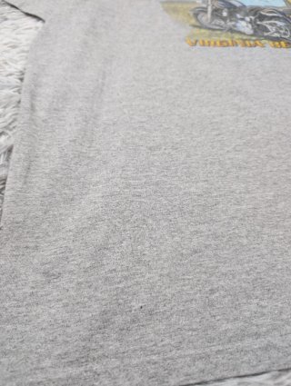 Harley Davidson Camiseta Gris Bolsillo Vintage XXL