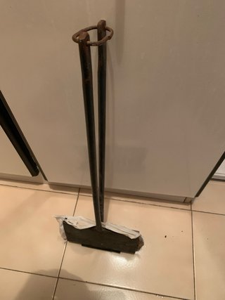 Attrezzo in ferro per ferrate